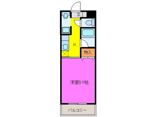 イーストコート２１の物件間取画像